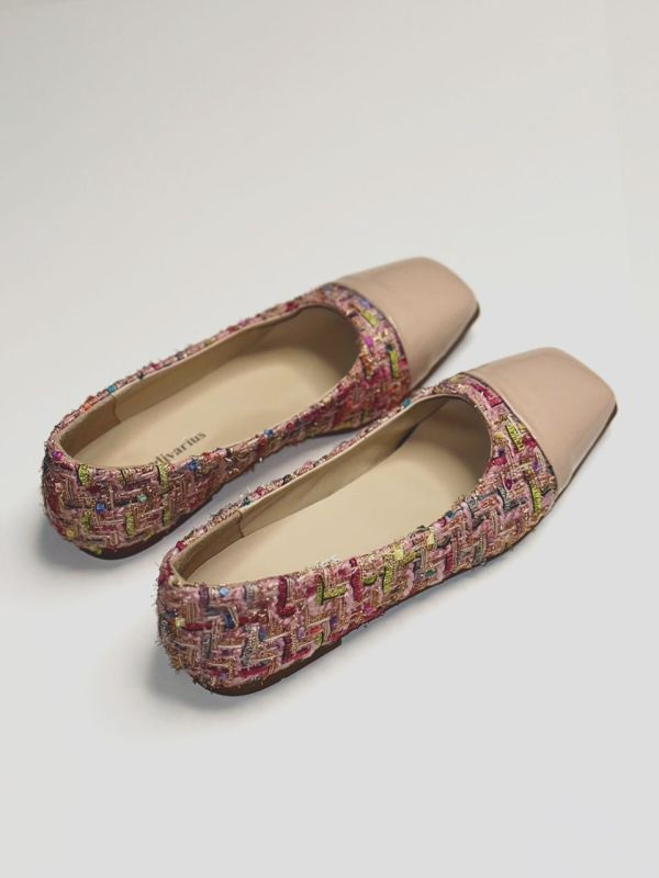 کفش کالج زنانه مدل Stradivarius Flat shoes - FLb42