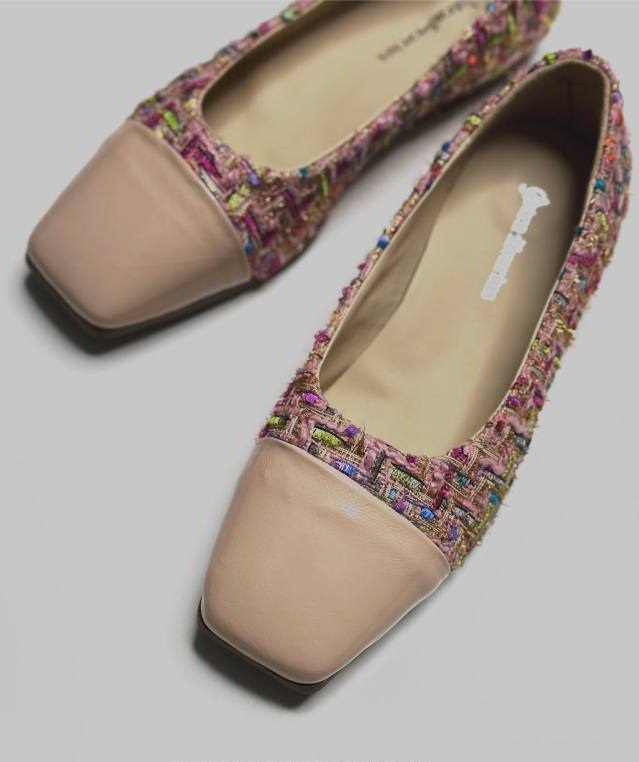 کفش کالج زنانه مدل Stradivarius Flat shoes - FLb42