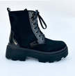 کفش نیم بوت زنانه مدل Stradivarius Flat Ankle Boots - BTB75