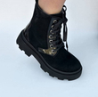 کفش نیم بوت زنانه مدل Stradivarius Flat Ankle Boots - BTB75