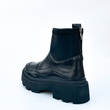کفش نیم بوت زنانه مدل Stradivarius Flat Ankle Boots - BTW71