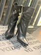 کفش نیم بوت زنانه مدل Heeled Leather Ankle Boots - Simple