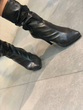 کفش نیم بوت زنانه مدل Heeled Leather Ankle Boots - Simple