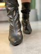 کفش نیم بوت زنانه مدل Heeled Leather Ankle Boots - Simple
