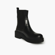کفش نیم بوت زنانه مدل  Flat Ankle Boots  - BTB95_2
