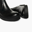 کفش نیم بوت زنانه مدل  Flat Ankle Boots  - BTB95_2