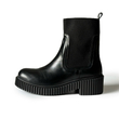 کفش نیم بوت زنانه مدل  Flat Ankle Boots  - BTB95_2