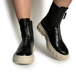 کفش نیم بوت زنانه مدل Flat Ankle Boots  - BTB85