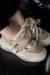 کفش اسپرت دخترانه مدل sneaker - 0024_Creamy White