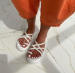 کفش صندل دخترانه مدل sandal - 0010_Creamy