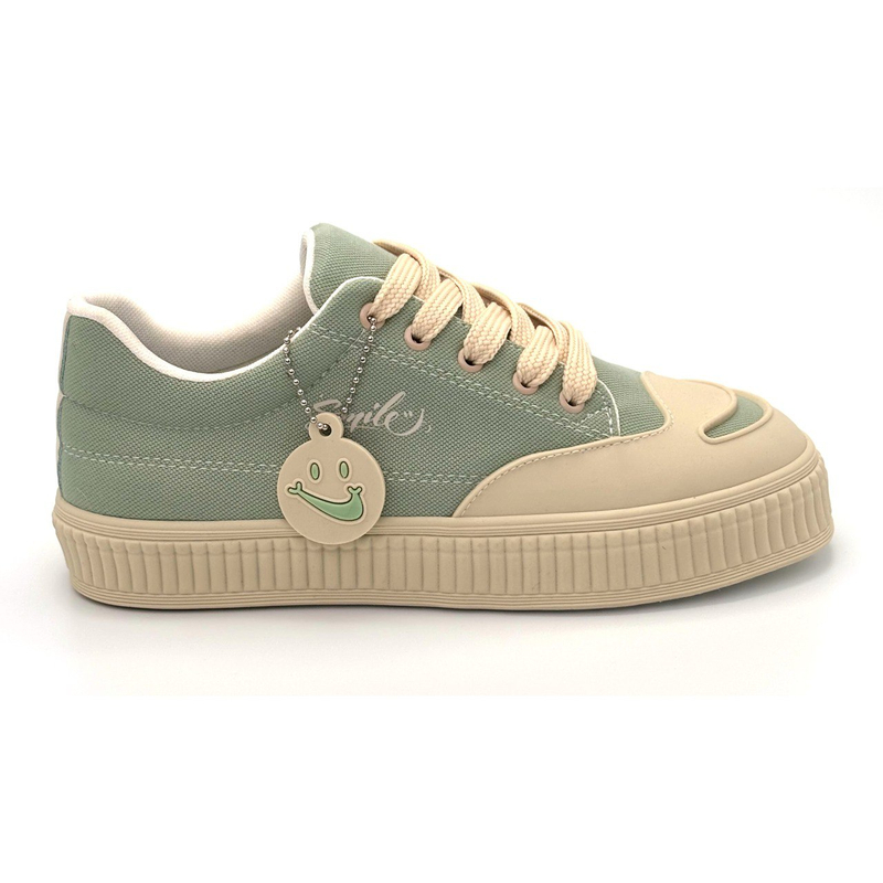 کفش اسپرت دخترانه مدل sneaker - 0026_G/Creamy