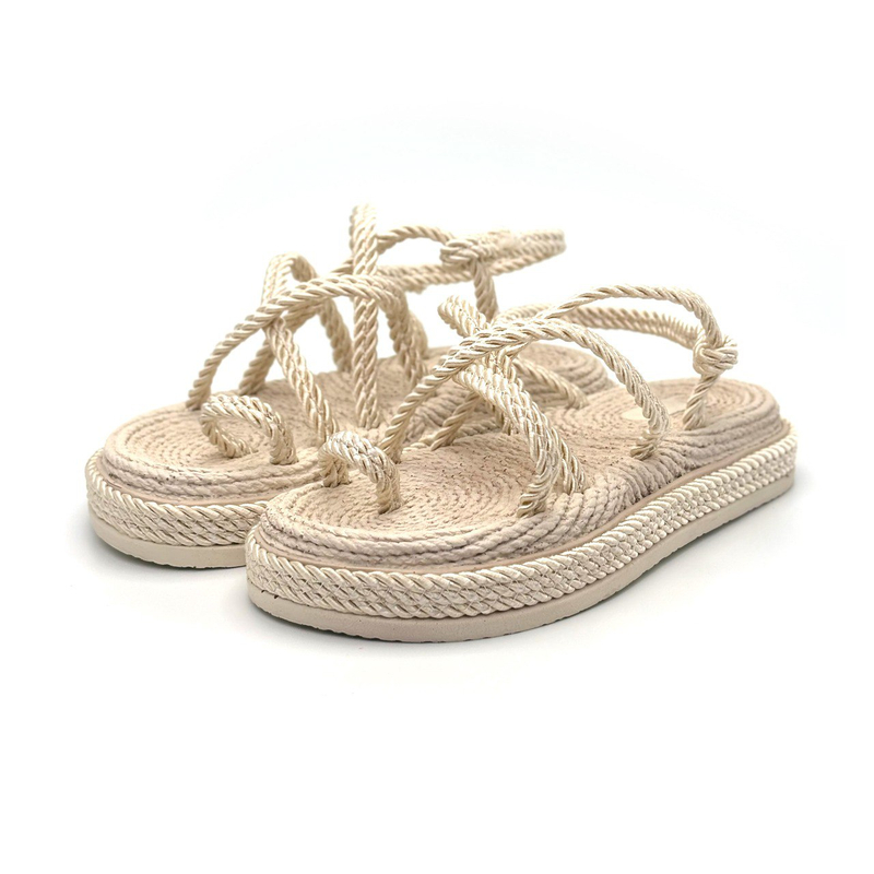 کفش صندل دخترانه مدل sandal - 0010_Creamy