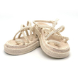 کفش صندل دخترانه مدل sandal - 0010_Creamy