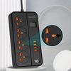 چندراهی و محافظ برق پرودو مدل PORODO BLUE POWER STRIP PB-FWCH034-BK