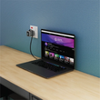 شارژر دیواری 70W پاورولوژی مدل POWEROLOGY HALO CHARGER WITH RETRACTABLE CABLE PWCUQC051