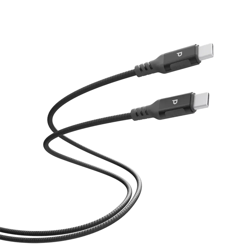 کابل شارژ 100W پاورولوژی مدل POWEROLOGY V3.1 5G METAL PLUG NYLON BRAIDED 2M PCAB026
