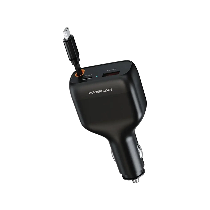 شارژر فندکی 81W پاورولوژی مدل POWEROLOGY CAR CHARGER PCCSR027