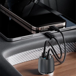 شارژر فندکی 66W پاورولوژی مدل POWEROLOGY VELOX CAR CHARGER PCCSR021