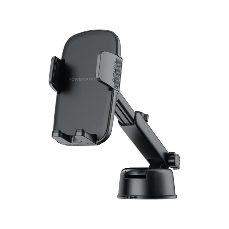 هولدر موبایل پاورولوژی مدل POWEROLOGY RAVEN AUTO-CLAMPING CAR PHONE MOUNT PWRLX08
