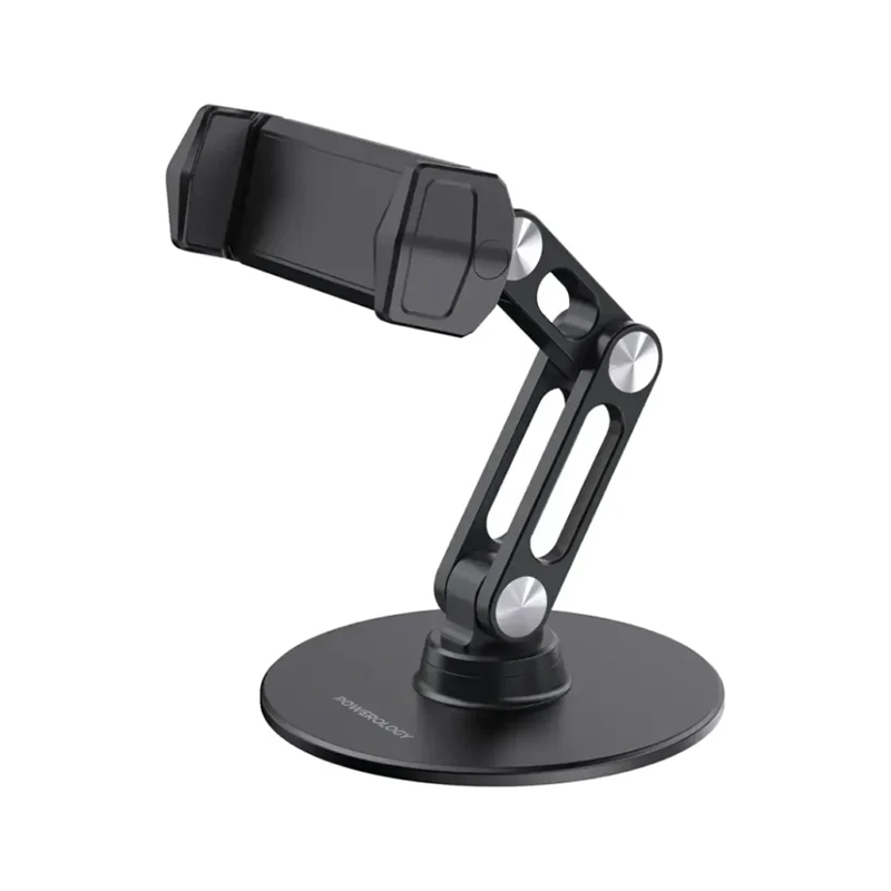 هولدر چندحالته موبایل پاورولوژی مدل POWEROLOGY MULTI-ANGLE ADJUSTABLE DOUBLE-ARM PSM007