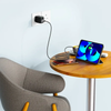 شارژر دیواری 45W پرودو مدل PORODO QUANTUM GAN CHARGER WITH DIGITAL SCREEN