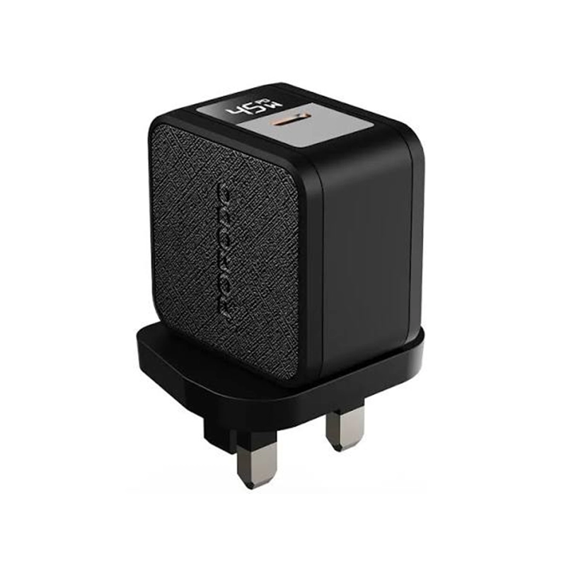 شارژر دیواری 45W پرودو مدل PORODO QUANTUM GAN CHARGER WITH DIGITAL SCREEN