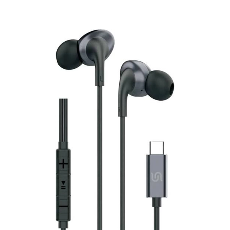 هندزفری سیمی پرودو مدل PORODO SOUNDTEC EARPHONES PD-STWLEP042-BK