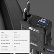 شارژر فندکی پرودو مدل PORODO 4IN1 RETRACTABLE CAR CHARGER PDFWCH029BK