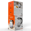 کتری برقی 1.8L پرودو مدل PORODO LIFESTYLE PYRO TI ELECTRIC GLASS KETTLE PDLFST18ACL