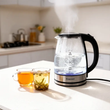 کتری برقی 1.8L پرودو مدل PORODO LIFESTYLE PYRO TI ELECTRIC GLASS KETTLE PDLFST18ACL