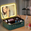 کیف لوازم آرایشی پرودو مدل PORODO LIFESTYLE MAKEUP BAG WITH PORTABLE MIRROR PDLFSTMB12GN