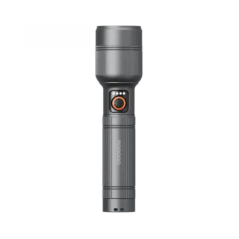 چراغ قوه 30W ضد آب پرودو مدل PORODO LUMALITE LED WATERPROOF FLASHLIGHT PDFL2101GY