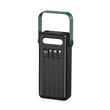 پاوربانک خورشیدی 30000 میلی آمپر گرین لاین مدل GREEN LION SOLAR MAX POWER BANK GNSLRPB30KBK
