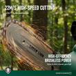 اره زنجیری برقی گرین لاین مدل GREEN LION GES-12 CORDLESS ELECTRIC CHAINSAW GNGES12SAWGN