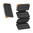 پاوربانک خورشیدی 20000 میلی آمپر پرودو مدل PORODO SOLAR POWER BANK PDPBFCH070BK