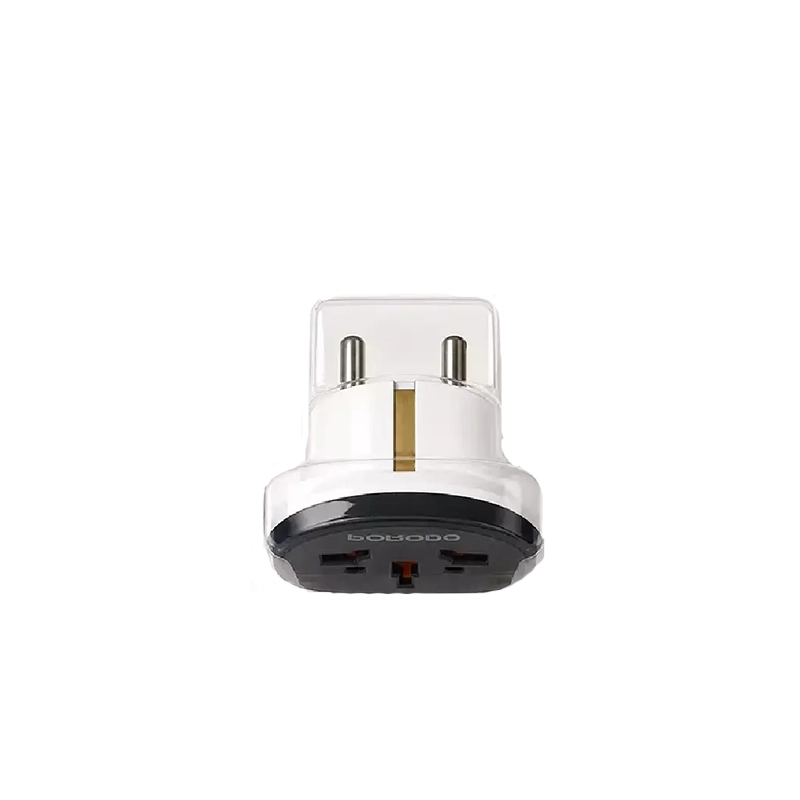 مبدل برق پرودو مدل PORODO UNUVERSAL SOCKET WITH EU PLUG PDKT178BU