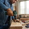 دریل چکشی شارژی گرین لاین مدل GREEN LION GD-15 PRO DRIVE CORDLESS HAMMER DRILL GNGD15D18VGN