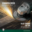 سنگ فرز شارژی گرین لاین مدل GREEN LION GAG-900 CORDLESS ANGLE GRINDER TOOL GNGAG900GRGN