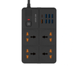 چندراهی برق گرین لاین مدل GREEN LION POWER SOCKET GL-PS8A GNPS7UPDUKBK