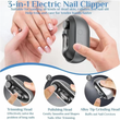 ناخن گیر و سوهان برقی مدل M7 MULTI FUNCTIONAL ELECTRIC NAIL CLIPPER