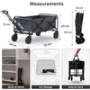 چرخ دستی مدل COLLAPSIBLE FOLDING OUTDOOR UTILITY WAGON