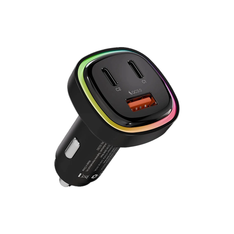 شارژر فندکی 66W لِولو مدل LEVELO STATIQUE CAR CHARGER