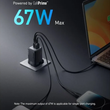 آداپتور 67W انکر مدل ANKER PRIME MULTI-DEVICE FAST CHARGING
