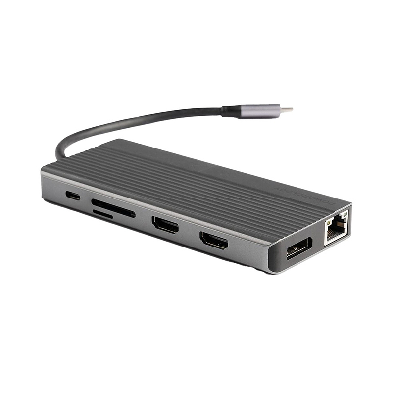 هاب 13 پورت POWEROLOGY مدل 13in1 USB-C Hub P131HBCGY