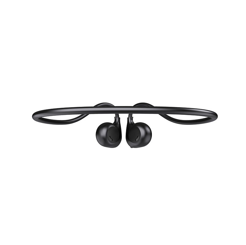 هندزفری موسیقی گردنی PORODO مدل Soundtec Air Conduction TWS Neckband PD-STF03N-BK