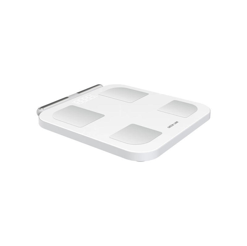 Green Lion Smart Body Scale with 8 Electrodes - White