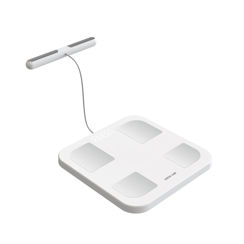 Green Lion Smart Body Scale with 8 Electrodes - White
