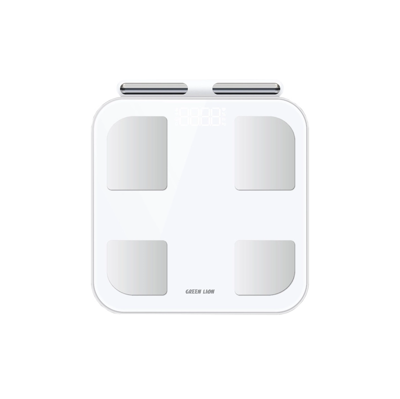 Green Lion Smart Body Scale with 8 Electrodes - White