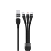 کابل شارژ فست 3به2 گرین لاین مدل GREEN LION BRAIDED GN3IN2FCCL