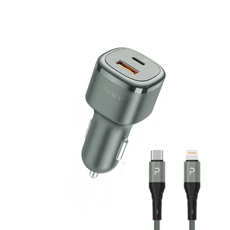 Pawa SOLID CAR CHARGER 50W Model (1104)